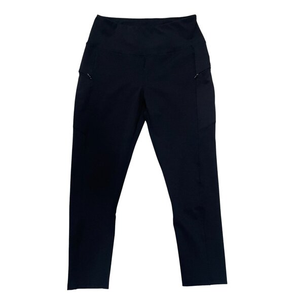 Level Up Active Black Leggings Medium Cargo Athleisure Gym Yoga Streetwear - Picture 8 of 8